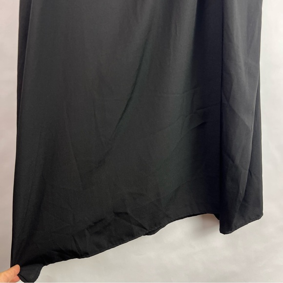 Time and Tru Black Slip Dress, Adjustable Straps, Polyester, Minimalist - Picture 7 of 9